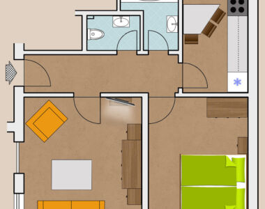 Saphire room plan