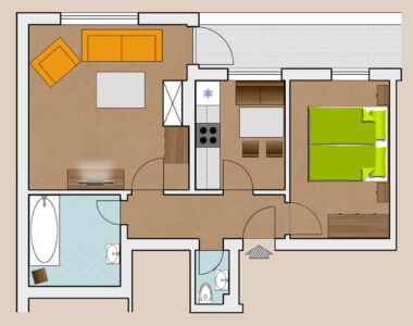 Smaragd SUITE room plan